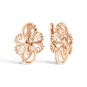 Золотые серьги