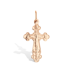 Золотой крест «Спаси и сохрани»