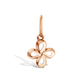 Золотая подвеска «Четыре лепестка удачи»