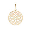 Золотая подвеска «Дыхание лотоса»