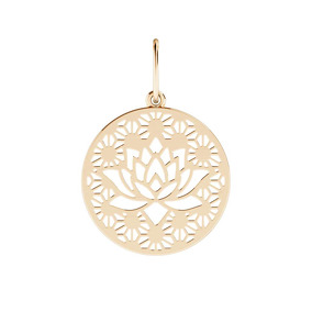 Золотая подвеска «Дыхание лотоса»