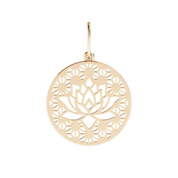 Золотая подвеска «Дыхание лотоса»