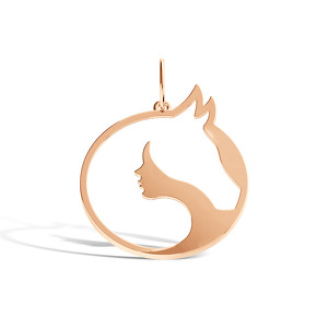 Золотая подвеска «Символ года»