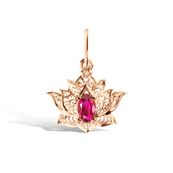 Золотая подвеска с