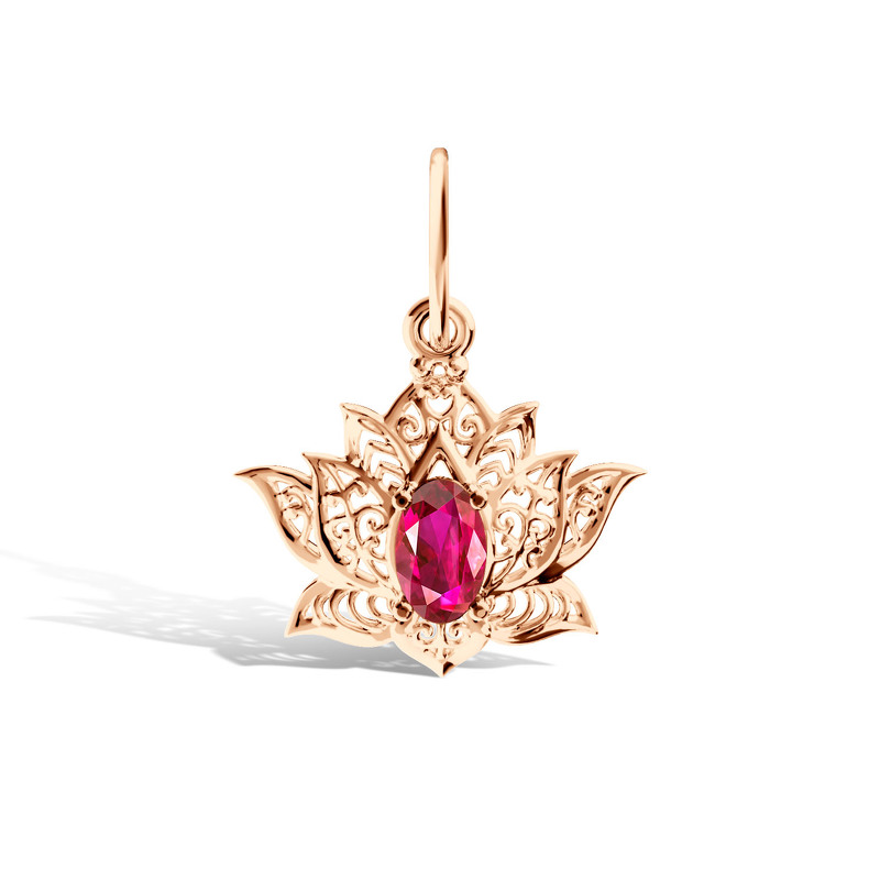 Золотая подвеска с