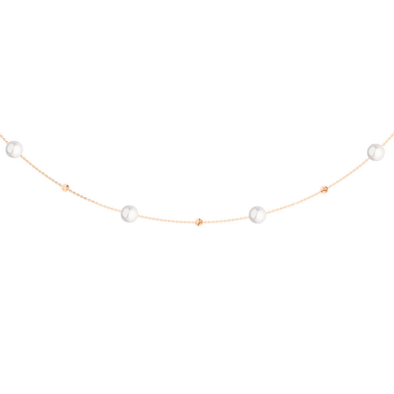 Золотое колье с жемчугом