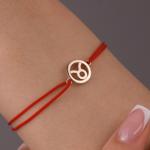 Золотой браслет «Телец»