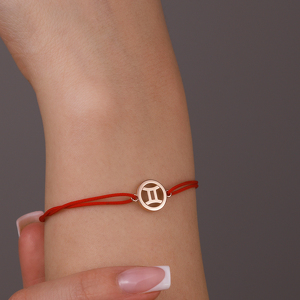 Золотой браслет «Близнецы»