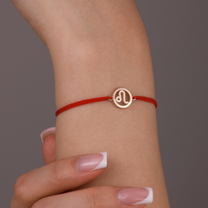 Золотой браслет «Лев»