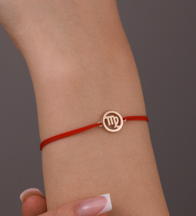 Золотой браслет «Дева»