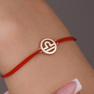 Золотой браслет «Весы»