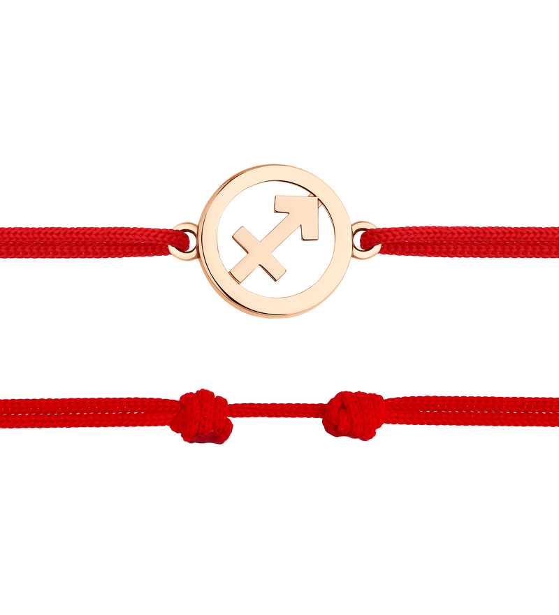 Золотой браслет «Стрелец»