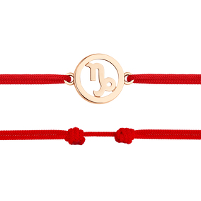 Золотой браслет «Козерог»