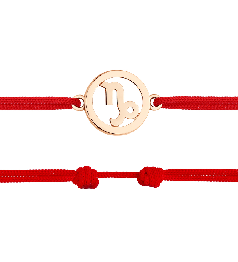 Золотой браслет «Козерог»