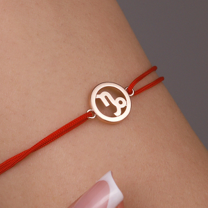Золотой браслет «Козерог»
