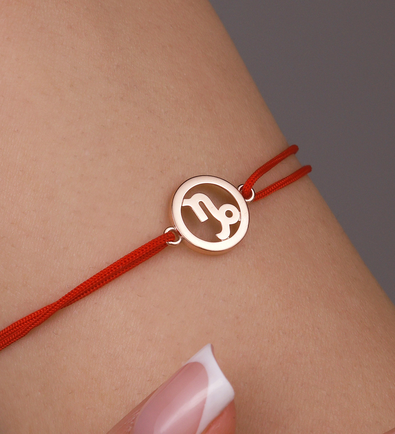 Золотой браслет «Козерог»