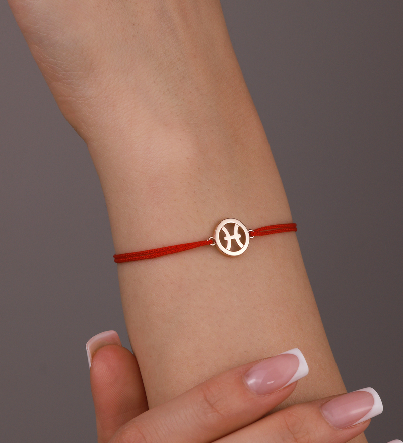 Золотой браслет «Рыбы»