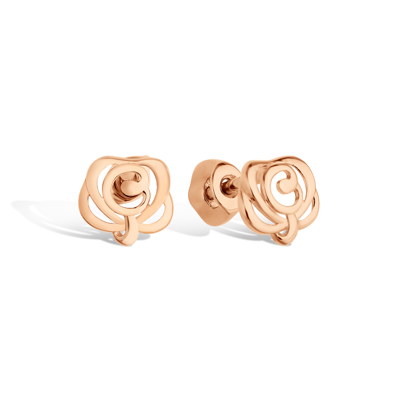 Золотые серьги-пусеты «Лепесток»