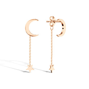 Золотые серьги-пусеты