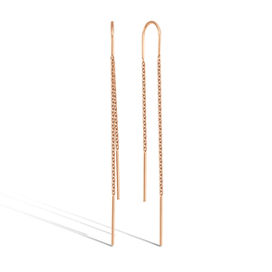 Золотые серьги-продевки