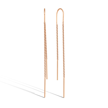 Золотые серьги-продевки