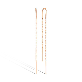 Золотые серьги-продевки