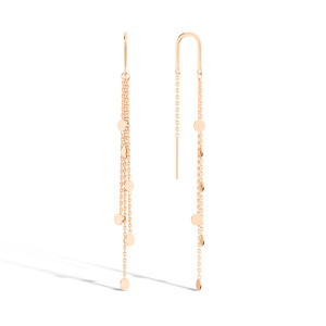 Золотые серьги-продевки