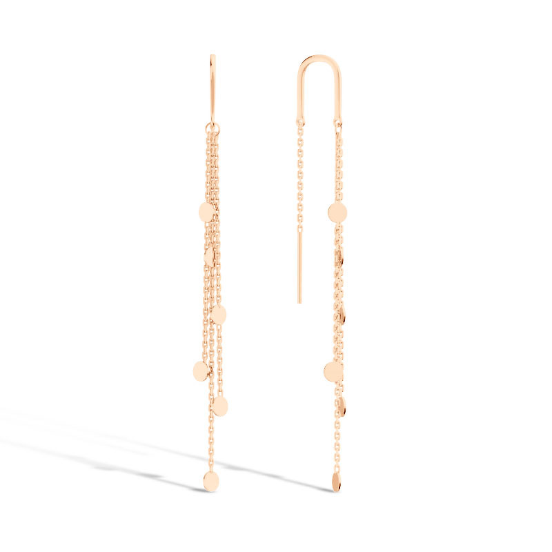 Золотые серьги-продевки