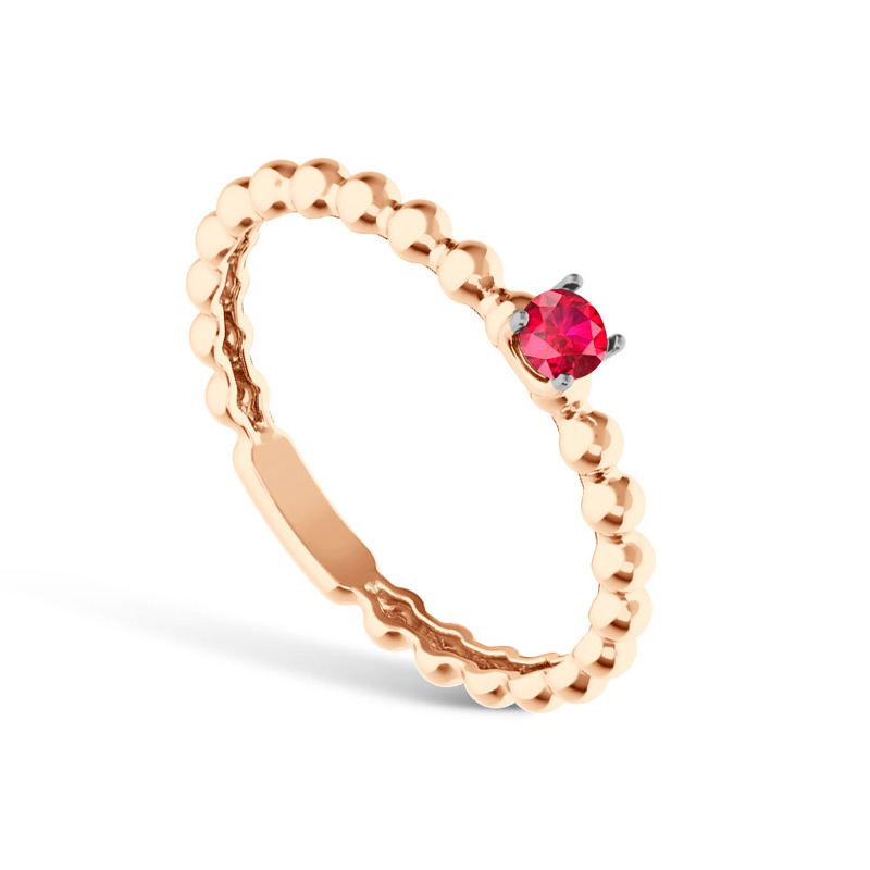 Золотое кольцо с рубином