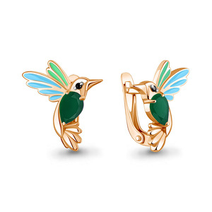 Серебряные серьги