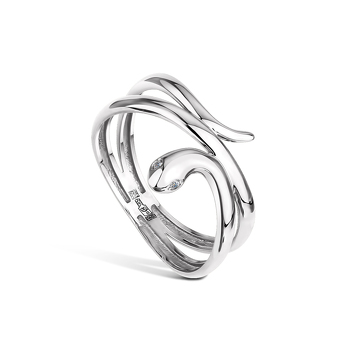 Золотое кольцо «Искушение» с фианитами