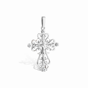 Золотой крест с бриллиантами