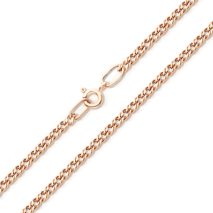 Золотая цепь «Ромб двойной» с алмазной огранкой