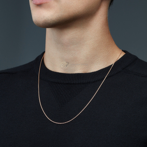 Золотая цепь «Якорь» с алмазной огранкой