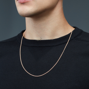 Золотая цепь «Нонна» с алмазной огранкой