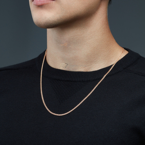 Золотая цепь «Нонна» с алмазной огранкой