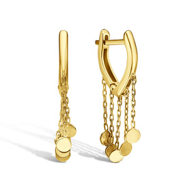 Золотые серьги «Жади»