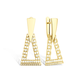 Золотые серьги «Версаль»