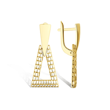 Золотые серьги «Версаль»