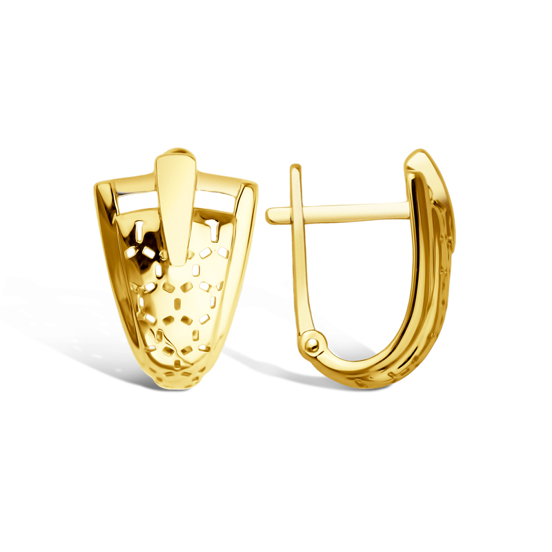 Золотые серьги