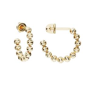 Золотые серьги-пусеты