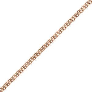 Золотой браслет «Бисмарк» с алмазной огранкой