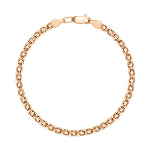 Золотой браслет «Бисмарк» с алмазной огранкой