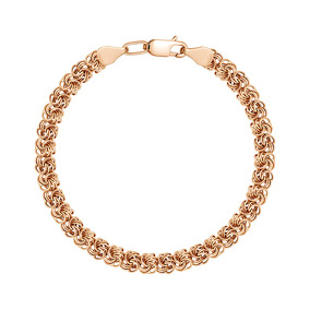 Золотой браслет «Роза»