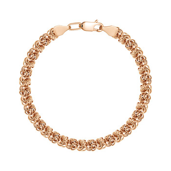 Золотой браслет «Роза»