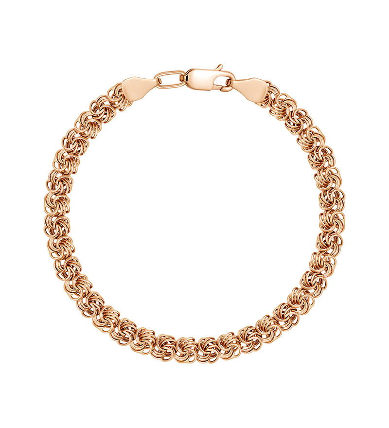 Золотой браслет «Роза»