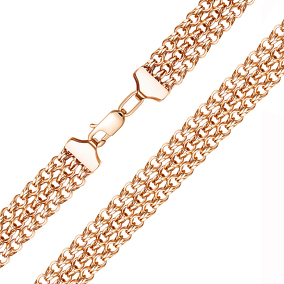 Золотой браслет «Гарибальди тройной»