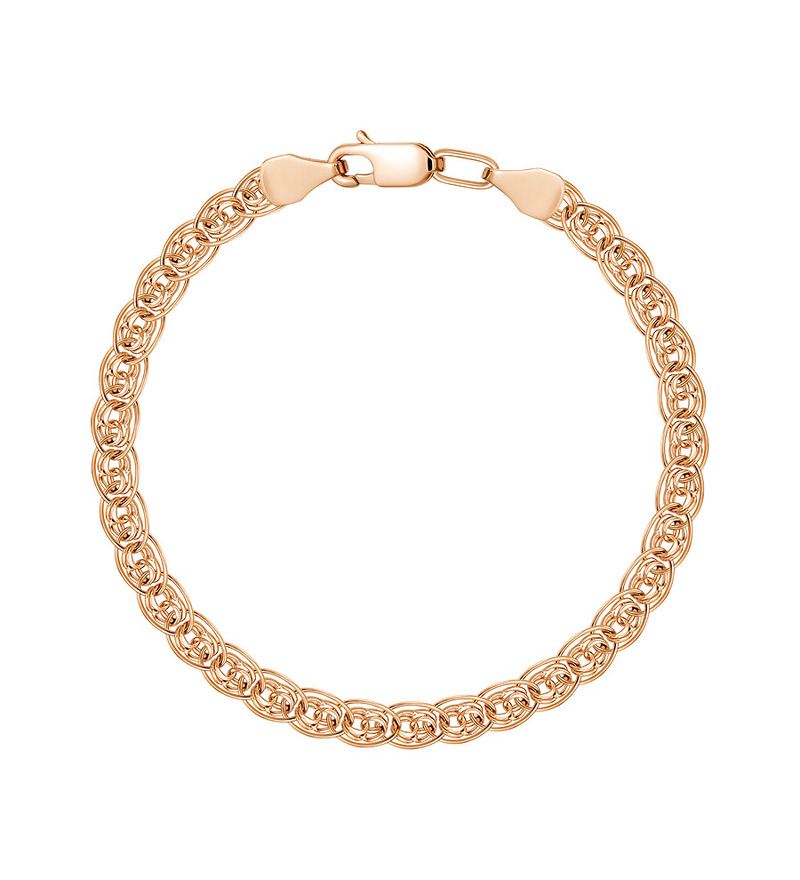 Золотой браслет «Нонна-бисмарк»