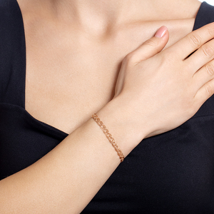 Золотой браслет «Нонна-бисмарк»