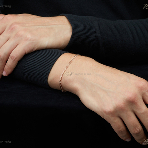 Золотой браслет «Царь»